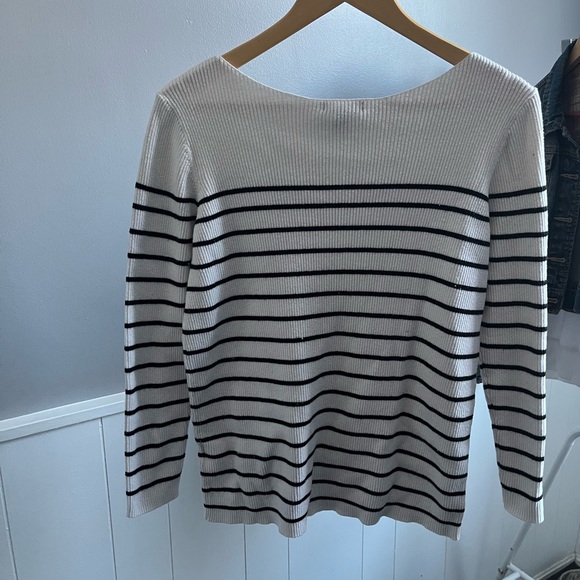 Gap Long Sleeve Ribbed Striped Sweater - Picture 8 of 8